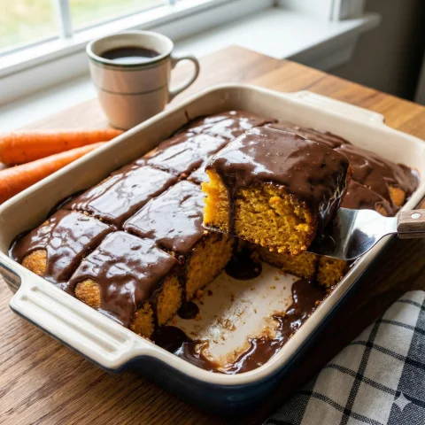 Receita: Bolo de Cenoura Fofinho com Cobertura de Chocolate Receita Fácil e Tradicional