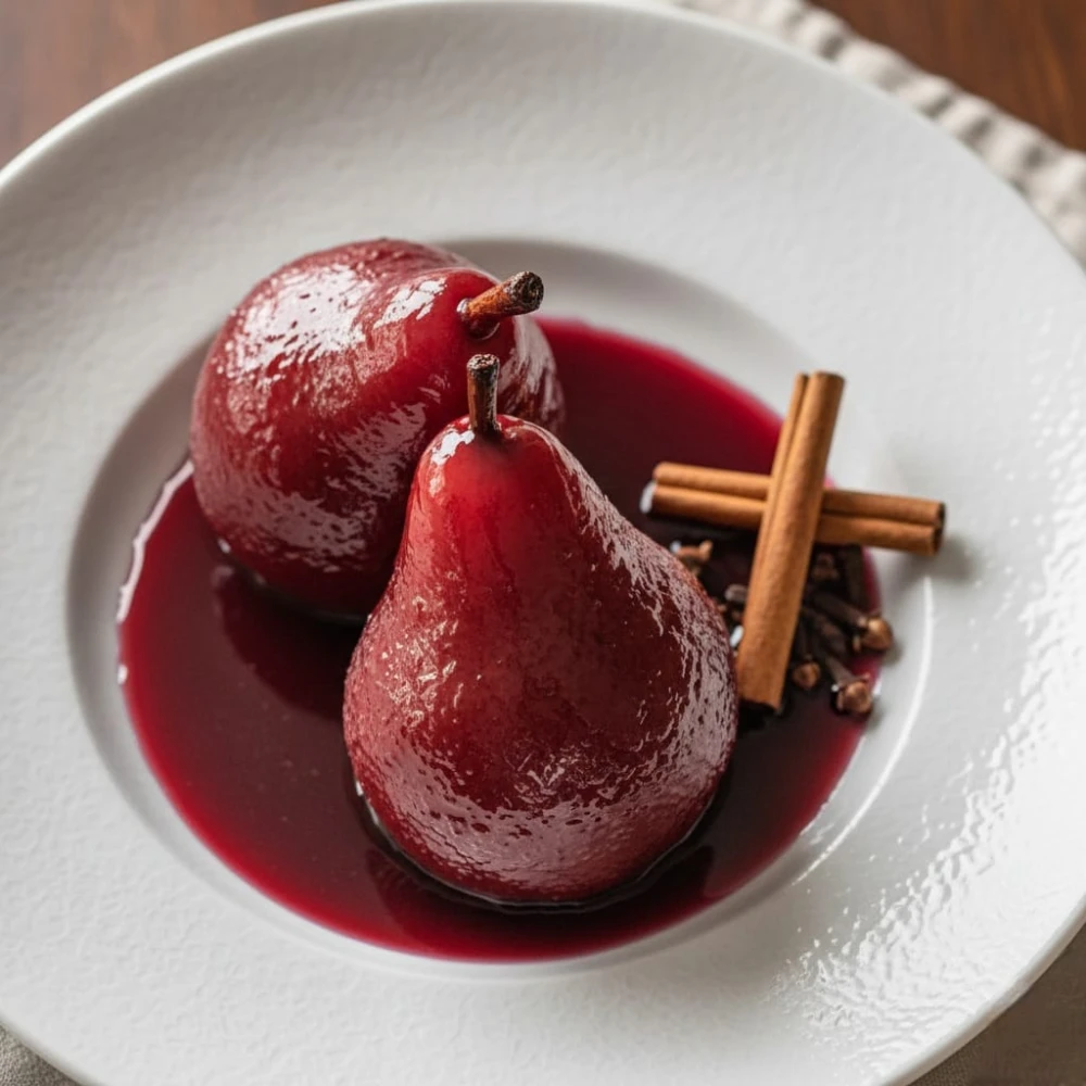 Receita: Pera ao Vinho Tinto