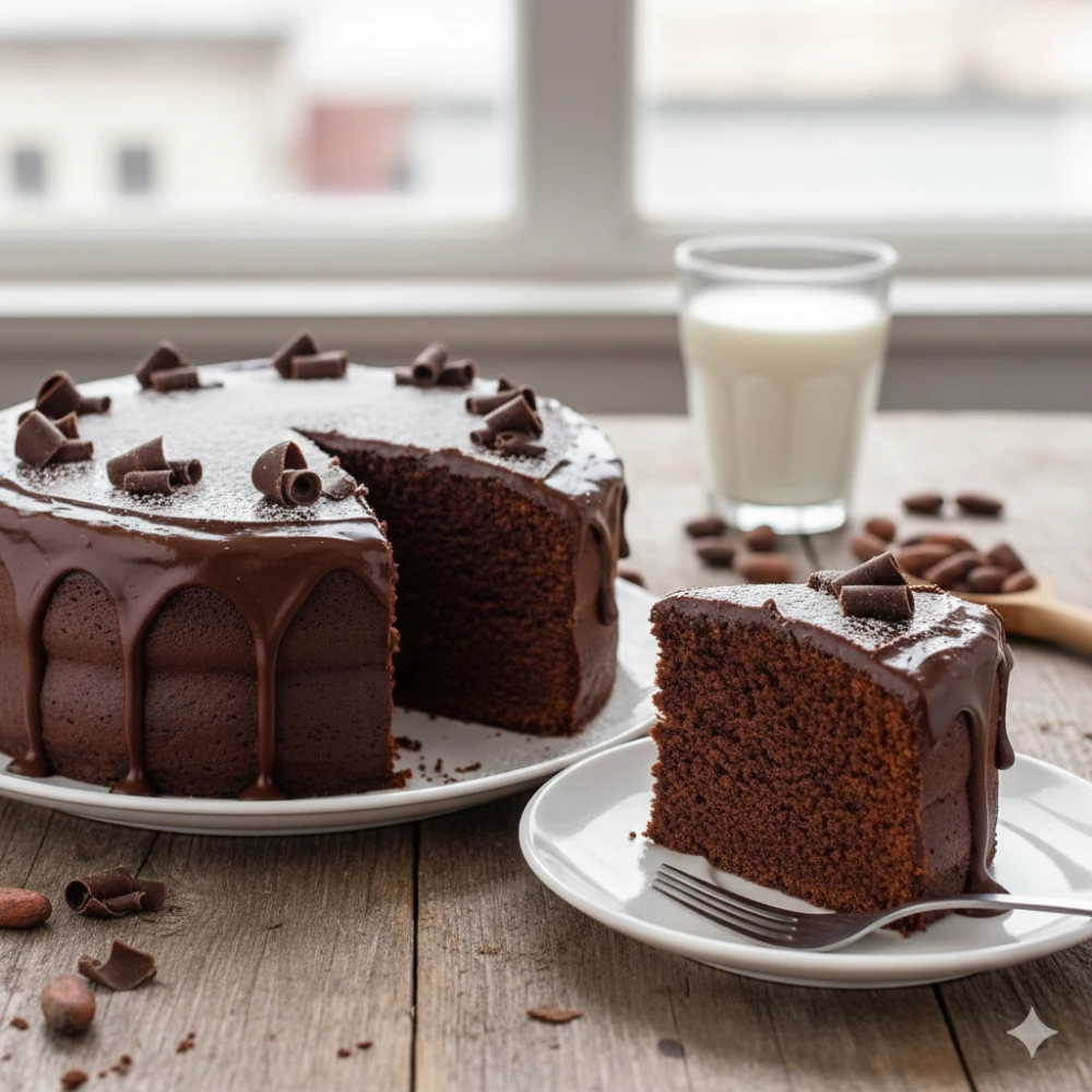 Receita: Bolo de Chocolate Simples