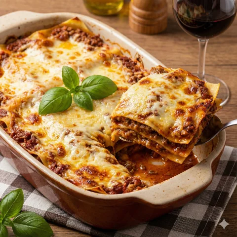 Receita: Lasanha de Carne Moída