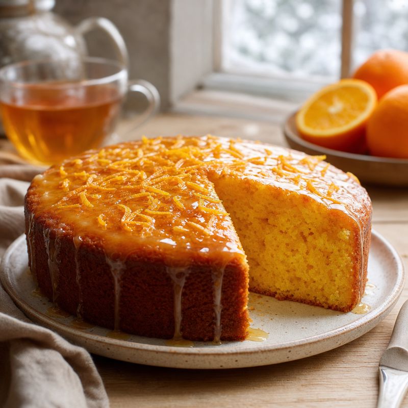 Receita: Bolo de laranja com gengibre e mel