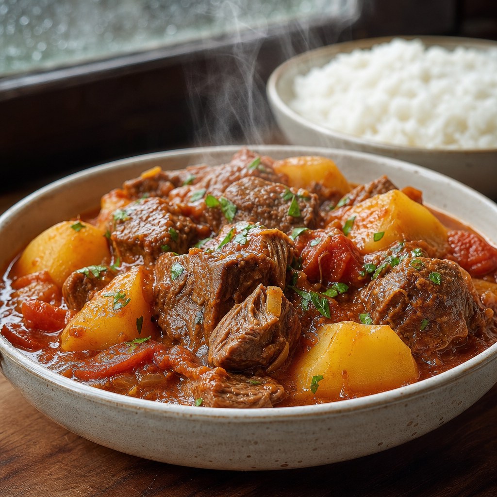 Carne de Panela com Batata Macia Foto de Carne de Panela com Batata Macia