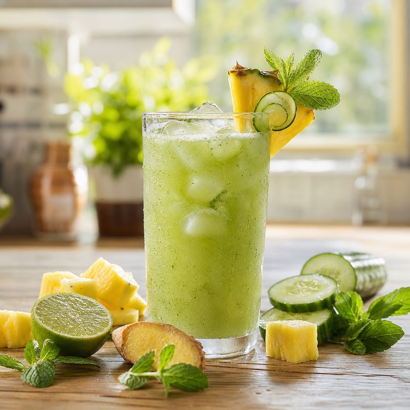 Receita: Suco Detox para Desinchar com Abacaxi