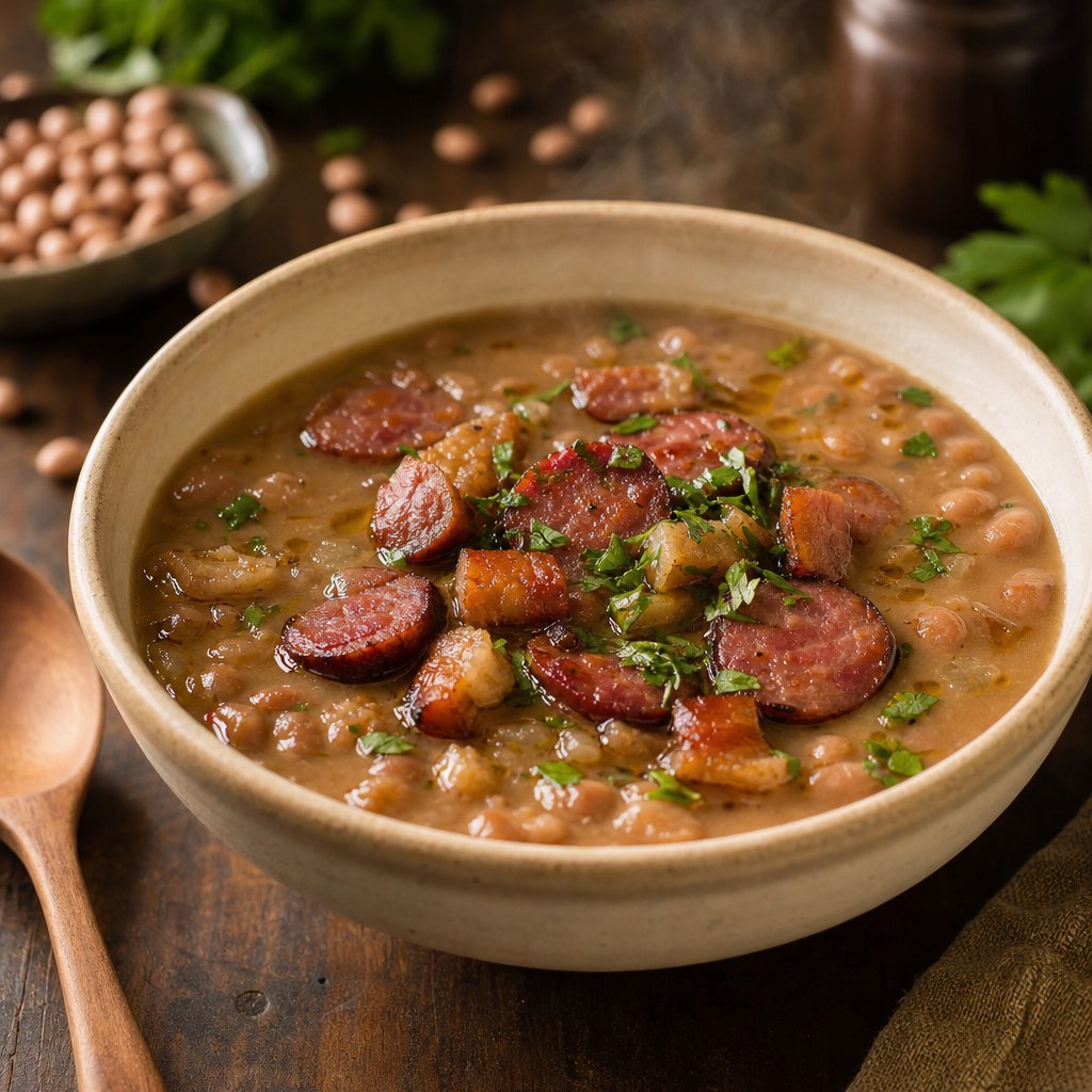 Foto de Caldo de Feijão Caseiro Cremoso