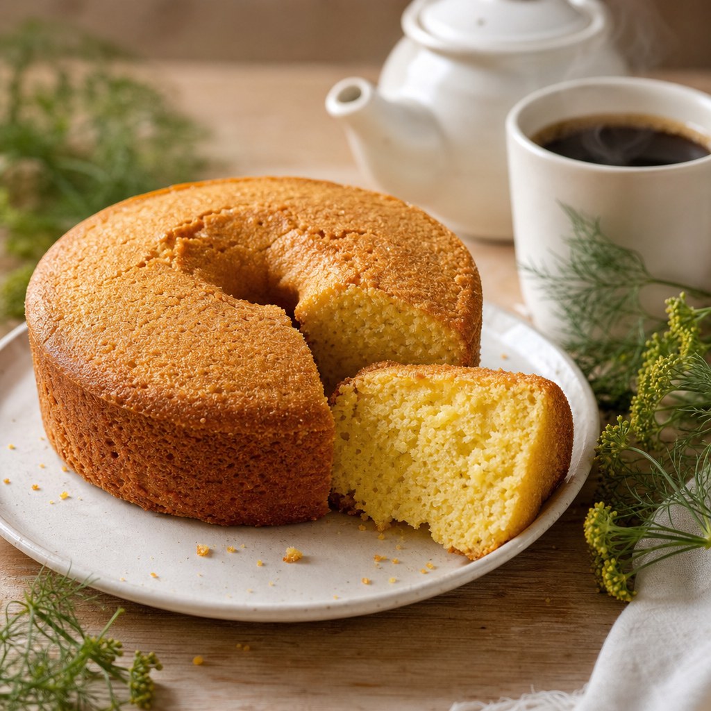 Foto de Bolo de Fubá Fofinho para o Café