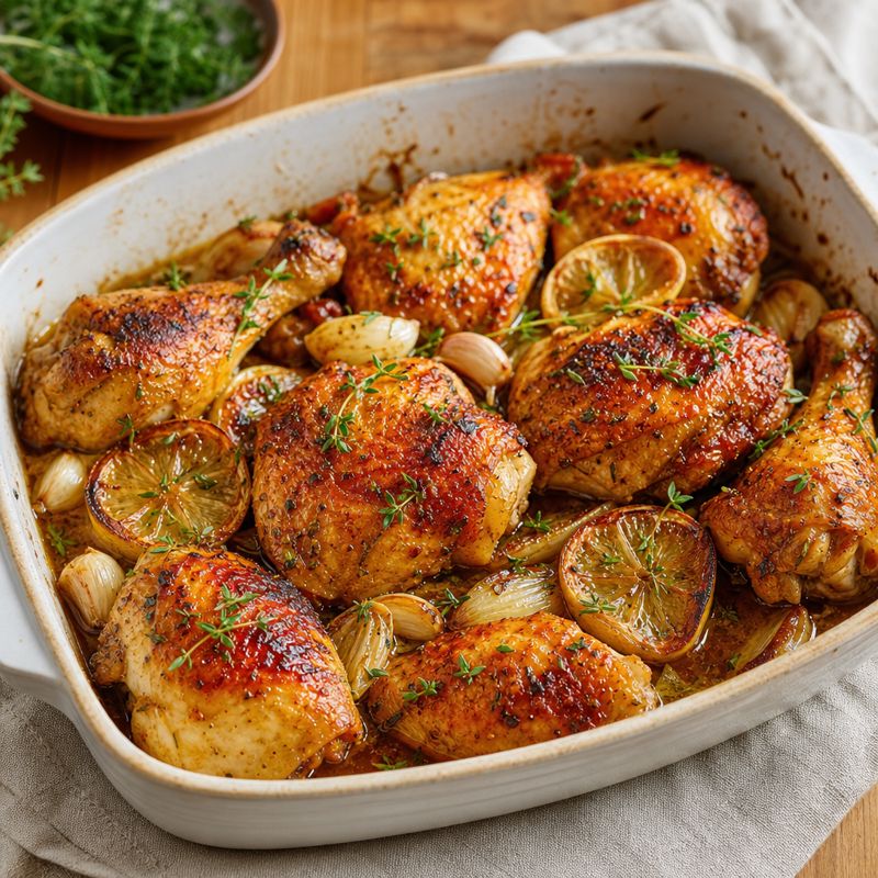 Receita: Frango Assado no Forno Fácil e Suculento