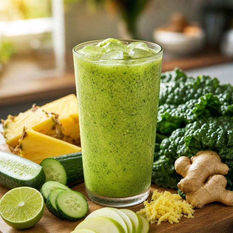 Receita: Suco Verde Detox Fácil e Refrescante