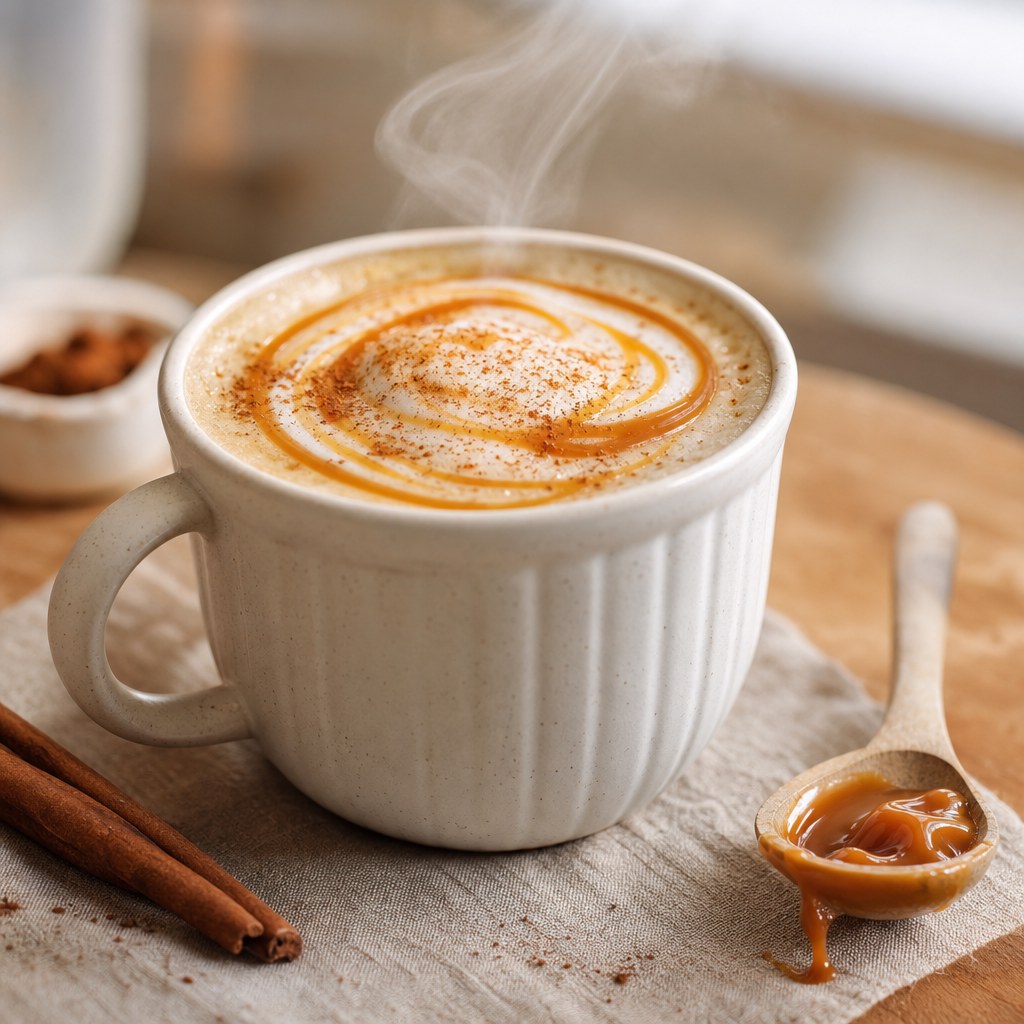 Foto de Cappuccino de doce de leite com canela