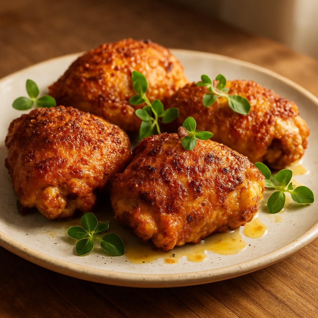 Frango crocante na airfryer com tempero caseiro fácil Foto de Frango crocante na airfryer com tempero caseiro fácil