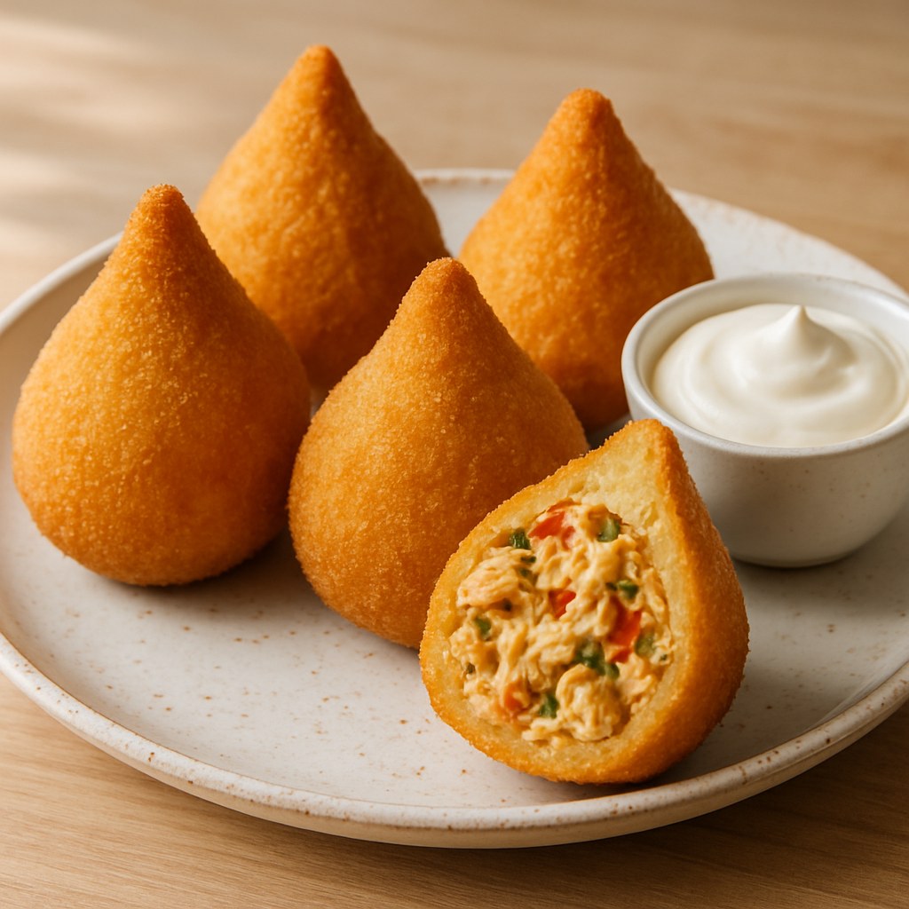 Foto de Coxinha de frango na airfryer sem fritura fácil e saborosa